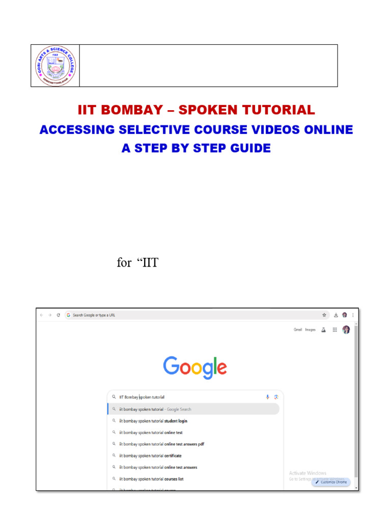 Accessing Course Materials Online Pdf