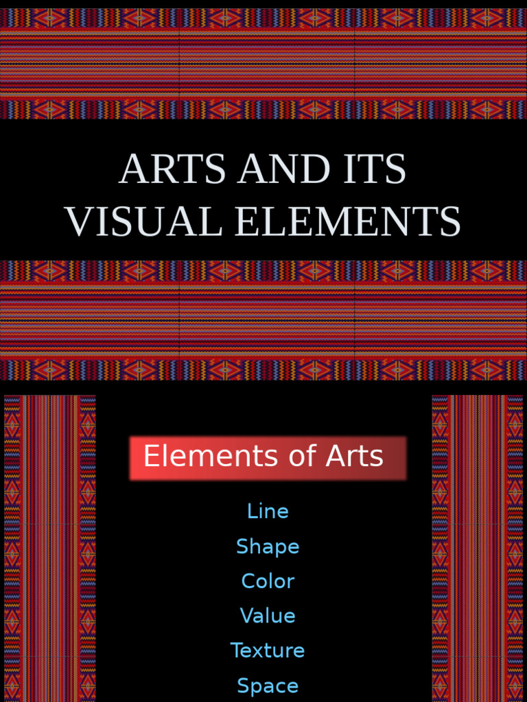 Visual Arts: Key Elements Explained | PDF | Shape | Color