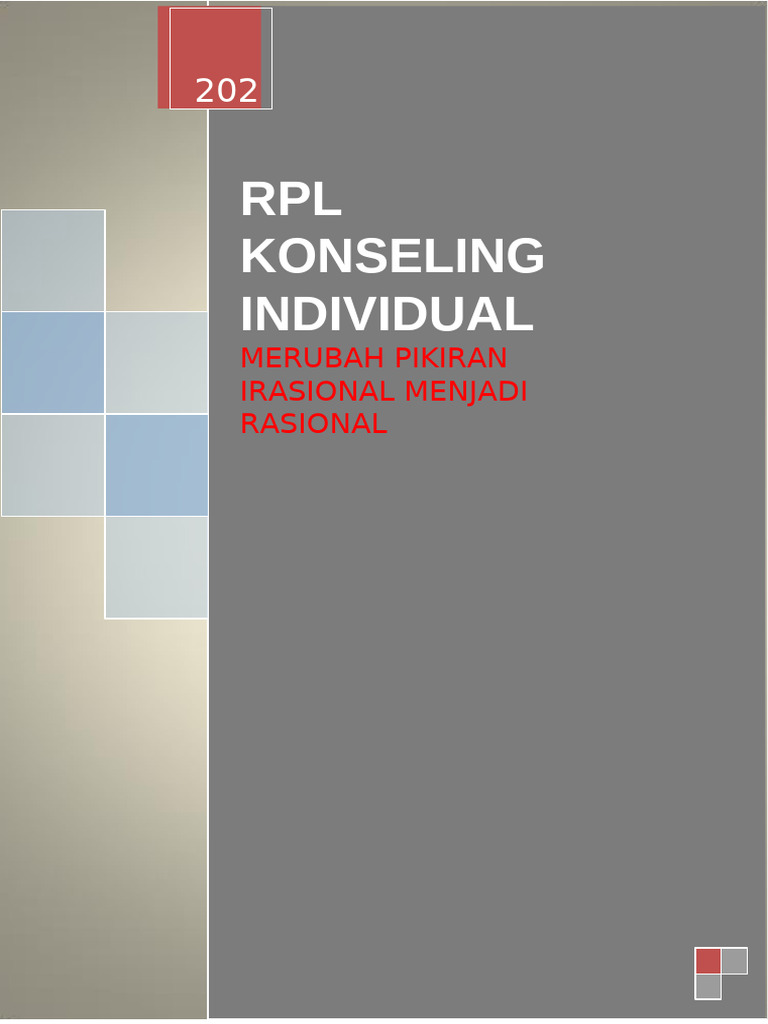 RPL Konseling Individu untuk Siswa | PDF