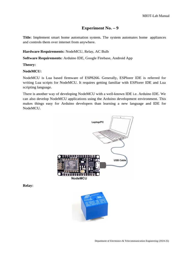 Experiment-9 | PDF | Arduino | Integrated Development Environment