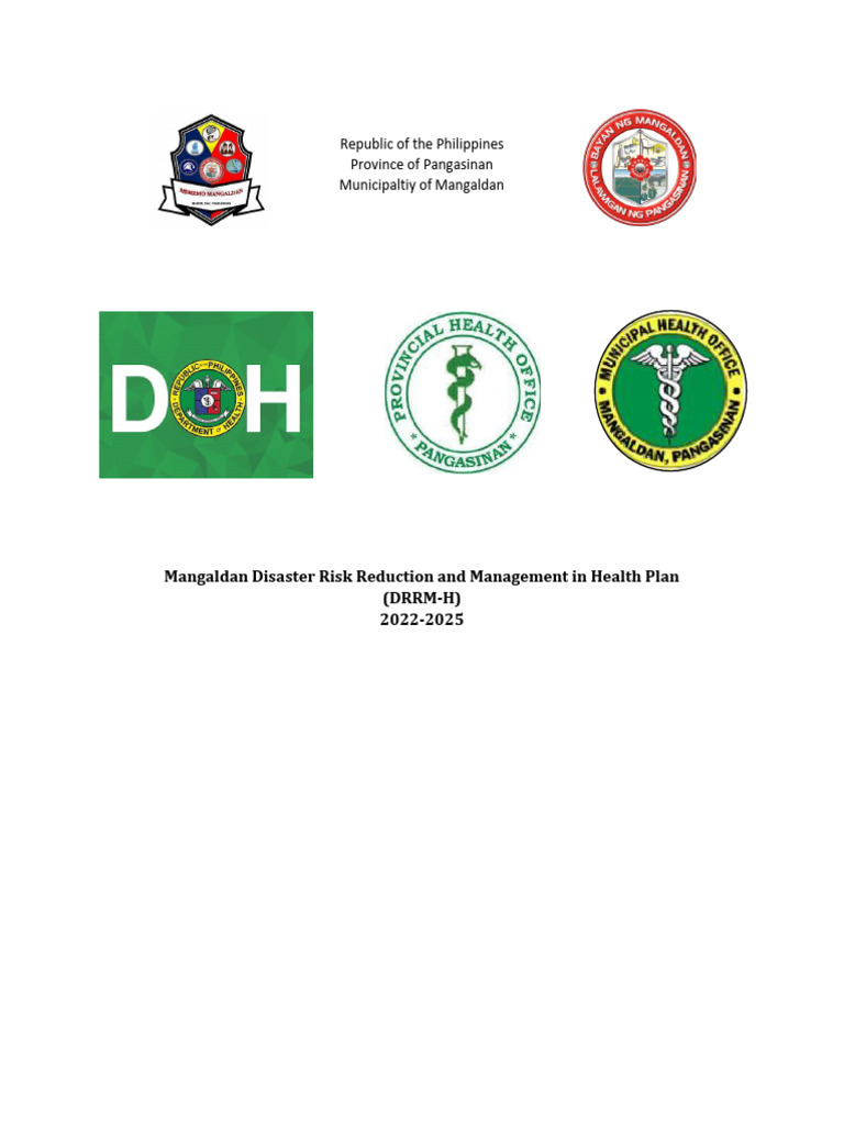 Mangaldan DRRM-H Plan 2022-2025 | PDF | Disaster Risk Reduction | Emergency