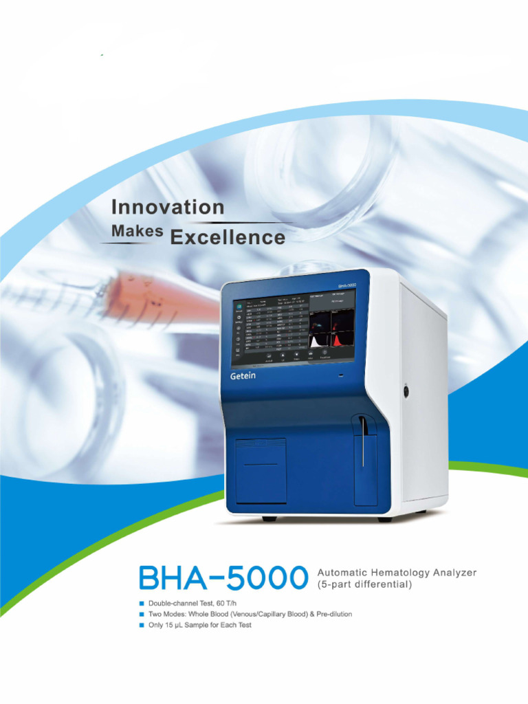 BHA-5000 5 Diff Hematology Analyzer | PDF