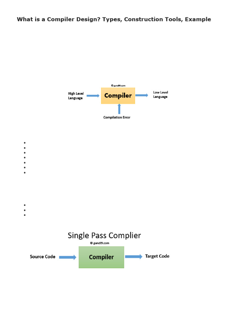 Compiler Design: Types and Tools Explained | PDF | Compiler | Parsing