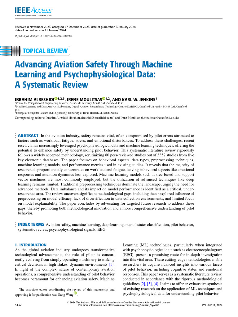 Advancing Aviation Safety Through Machine Learning and ...