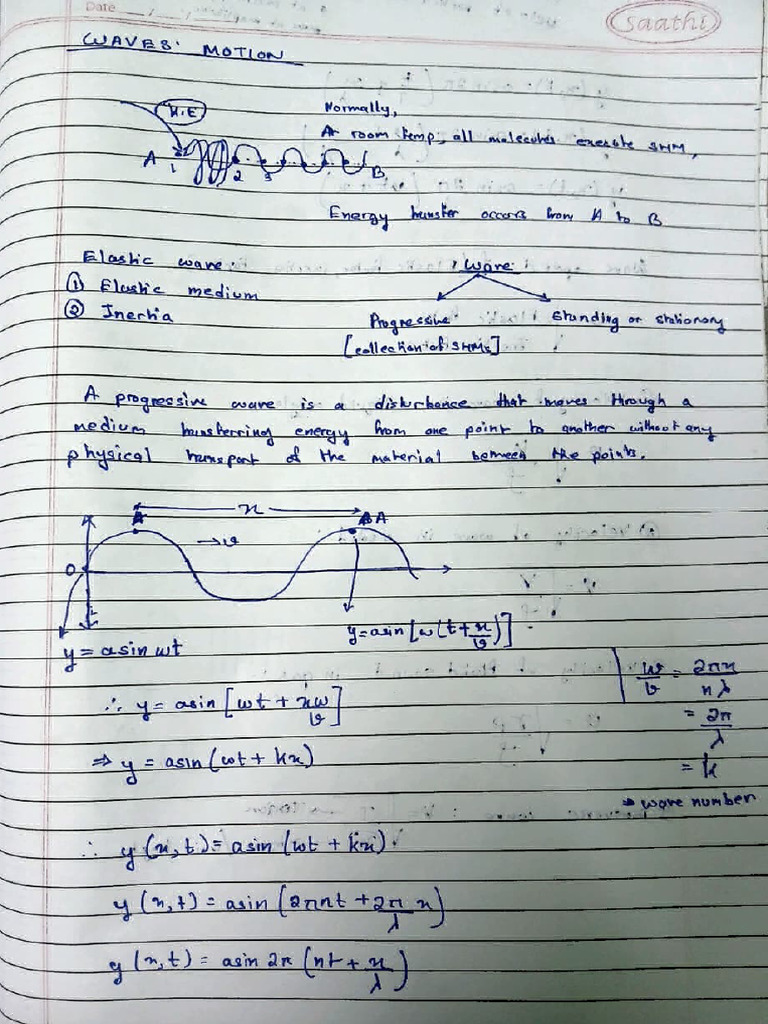 Understanding Wave Motion Concepts | PDF