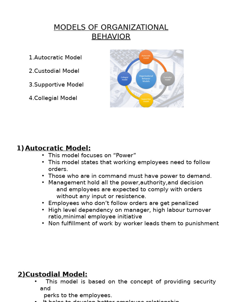 Organizational Behaviour PPT1 | PDF