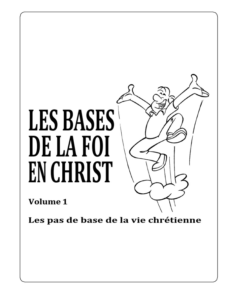 Bases de la foi chrétienne en Christ | PDF | Jésus | Pardon