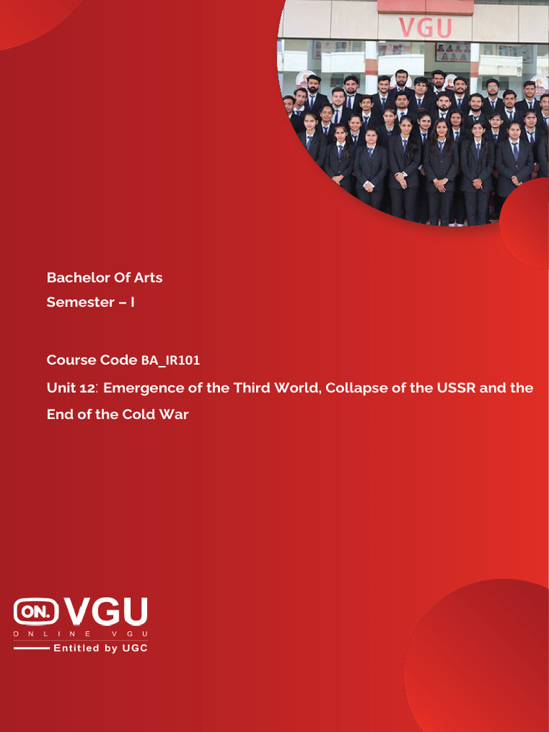 IR-Unit12 | PDF | Soviet Union | World Politics