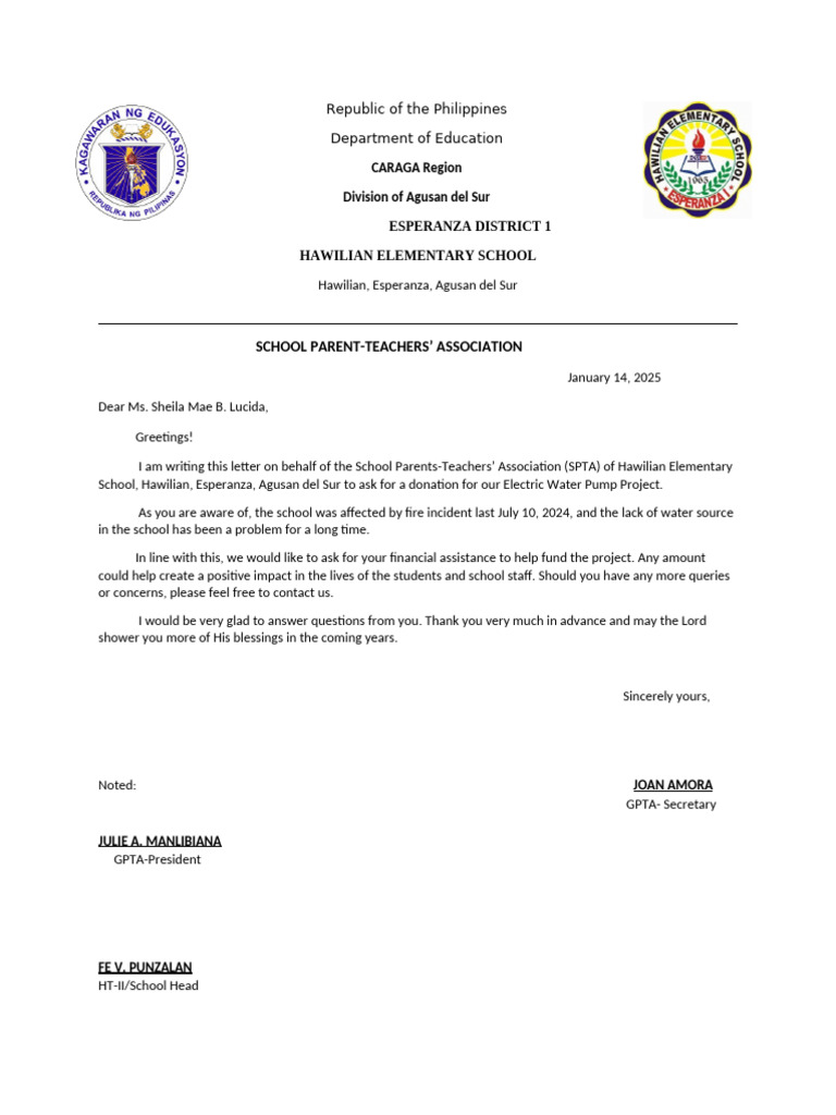 Hawilian Letter | PDF