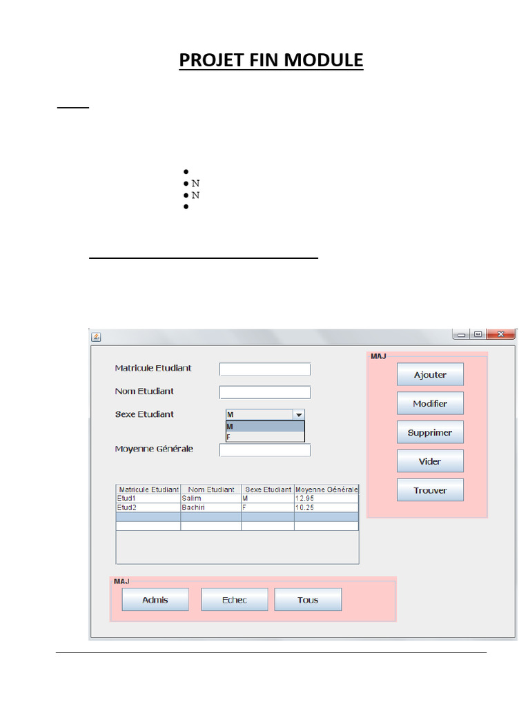 Gestion des Étudiants avec IntelliJ | PDF