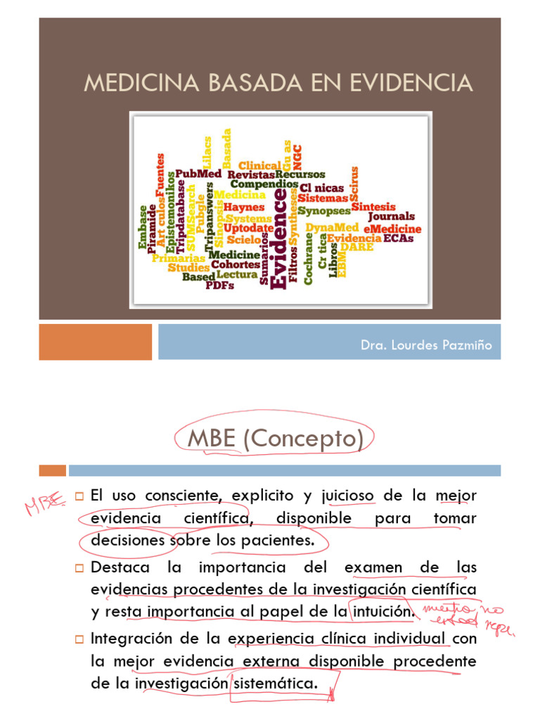 Medicina Basada en Evidencia: Guía Esencial | PDF | Evidencia basada en ...