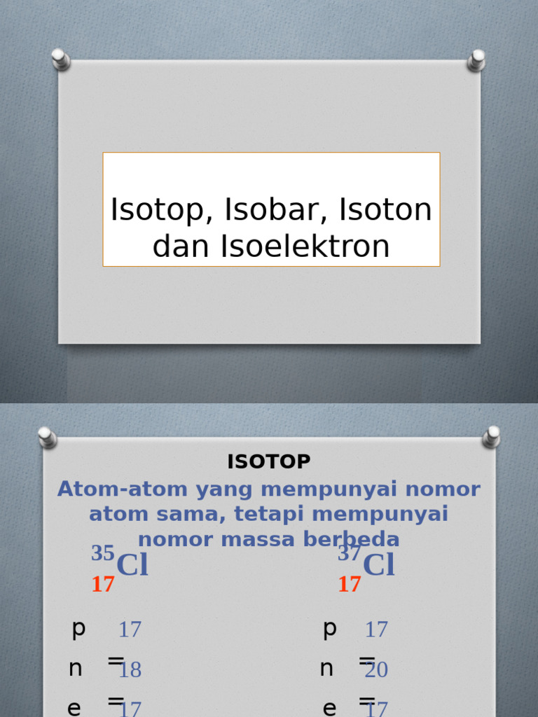Pengantar Isotop, Isobar, dan Isoton | PDF