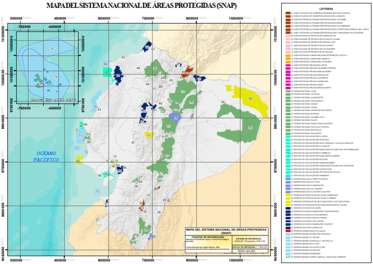 Mapa de Áreas Protegidas del Ecuador | PDF