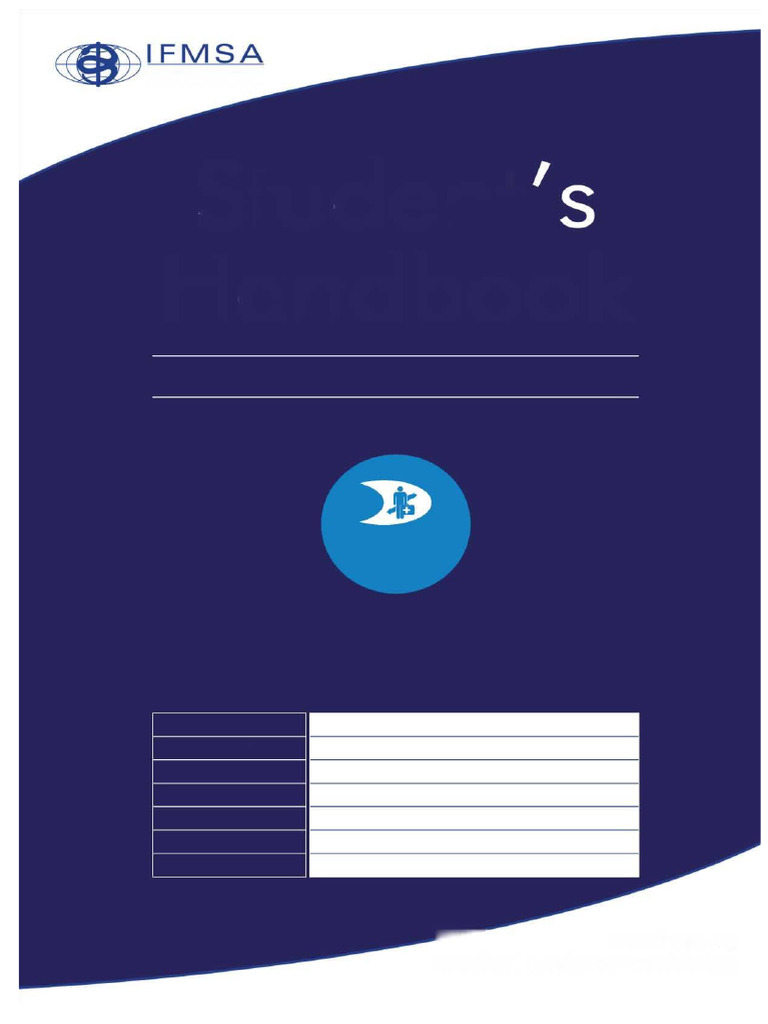 Manual de Intercambio SCOPE IFMSA | PDF | Medicina | Educación médica