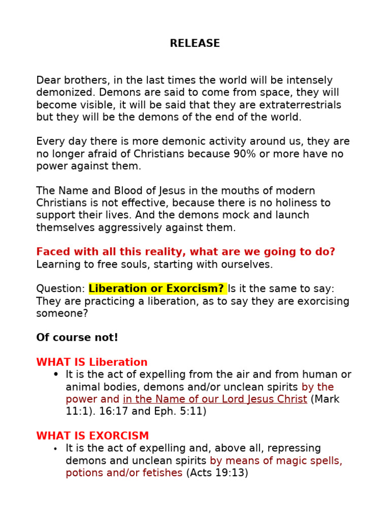 HEALING AND DELIVERANCE MANUAL PDF visual data 5