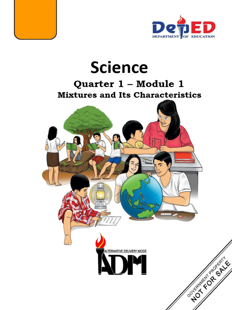 SCIENCE 6 Q1 MODULE 1 Final | PDF | Mixture | Homogeneity And Heterogeneity