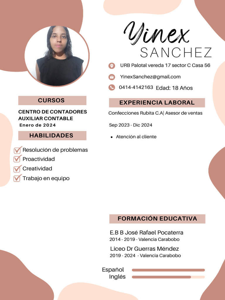Curriculum CV Resume Profesional Marketing Creativo Rosa - 20250106 ...