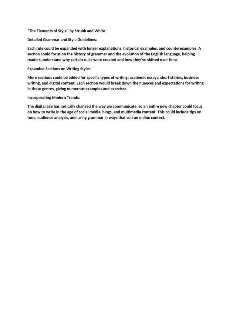 The elements of style pdf