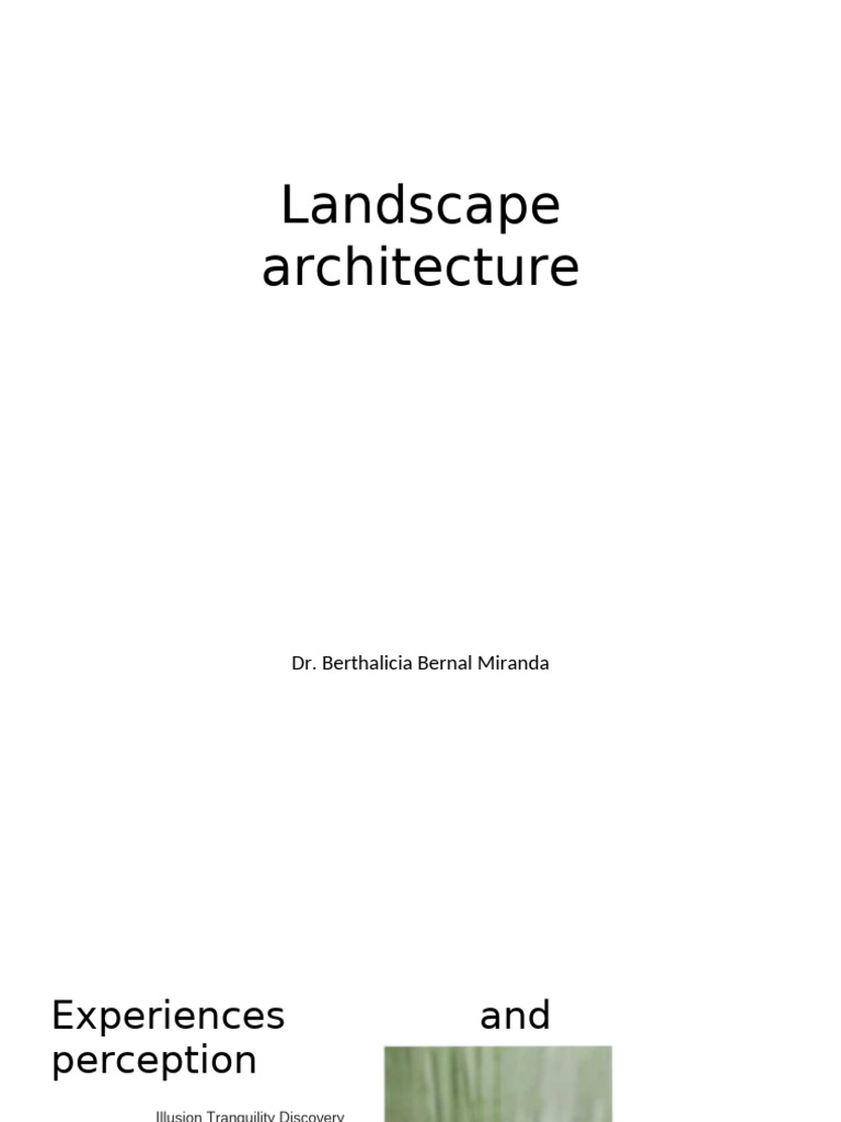 Landscape Architecture 2 Pdf Landscape Landscape Architecture