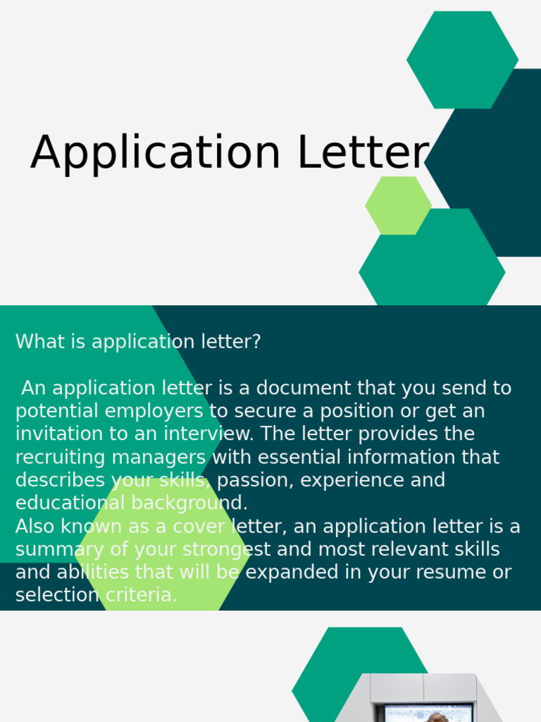 How to Write an Application Letter | PDF