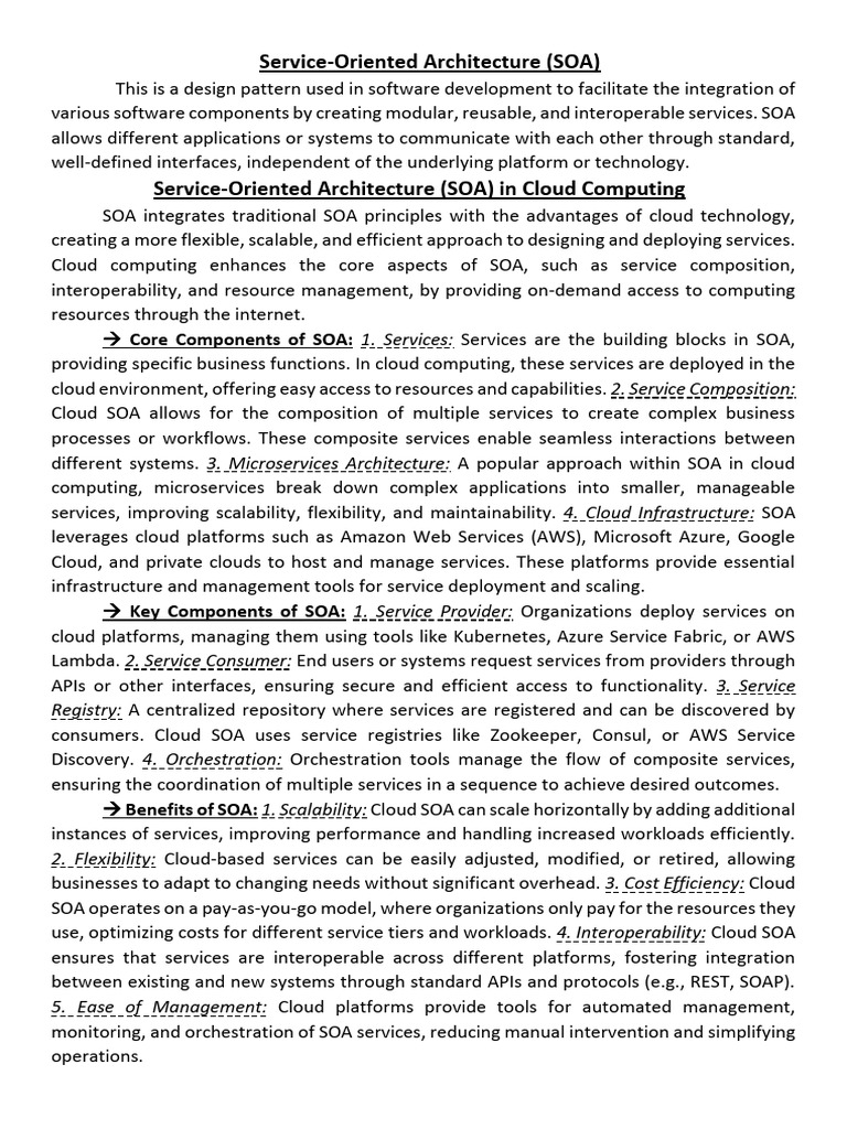 m4 | PDF | Cloud Computing | Service Oriented Architecture