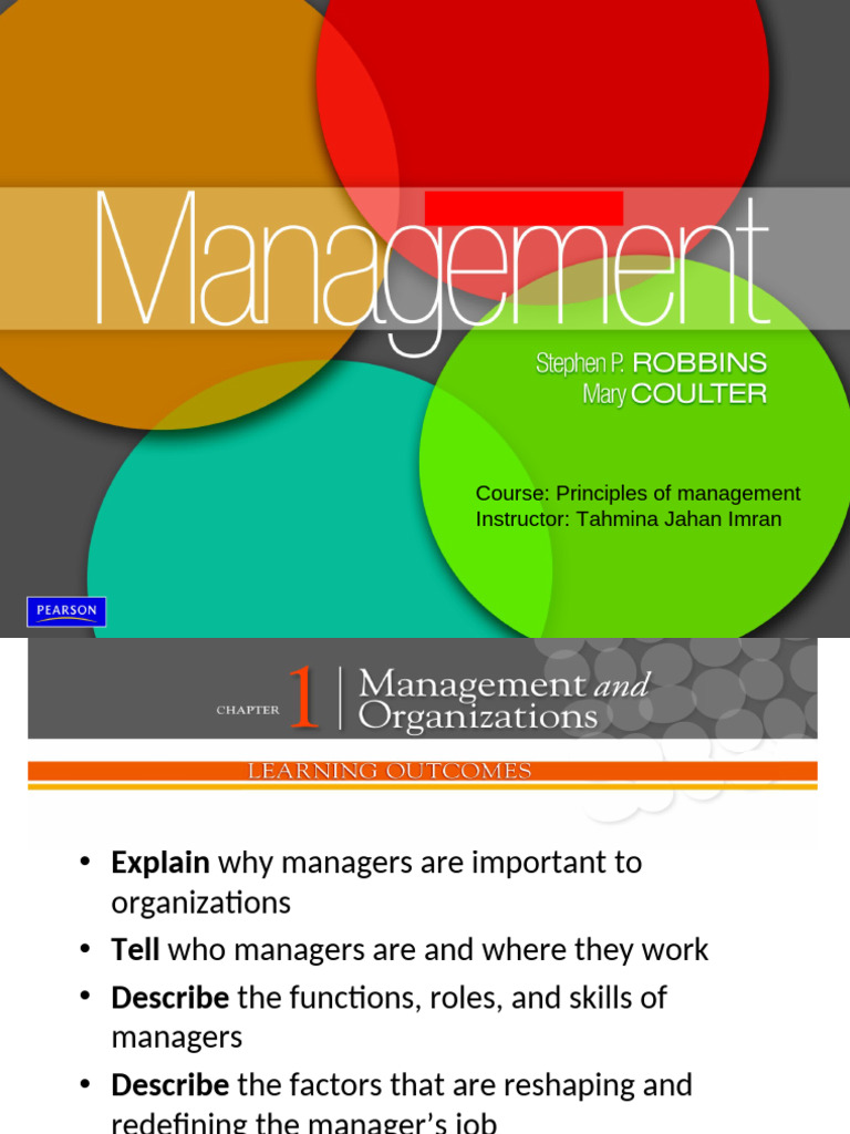 Chap 1. Managers and You in The Workplace | PDF | Goal | Sustainability