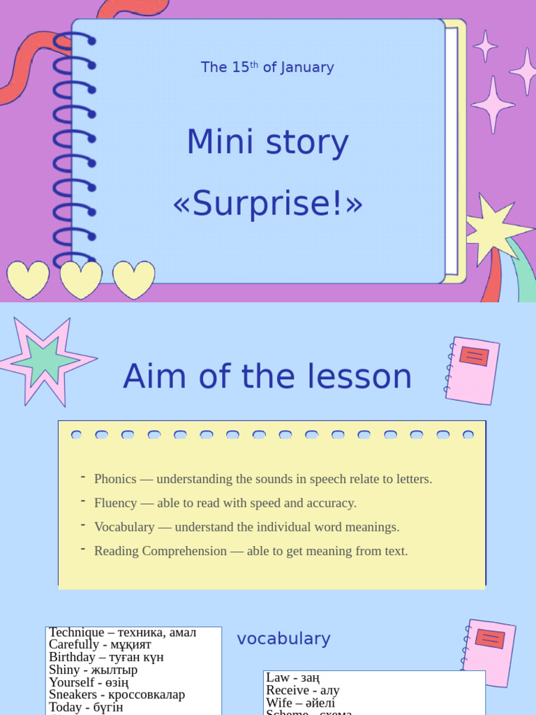 Mini Story Surprise | PDF