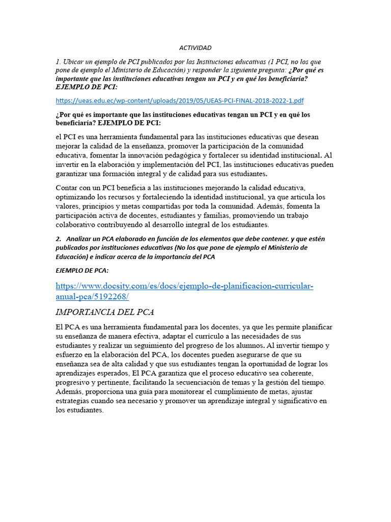 Pci Pca | PDF