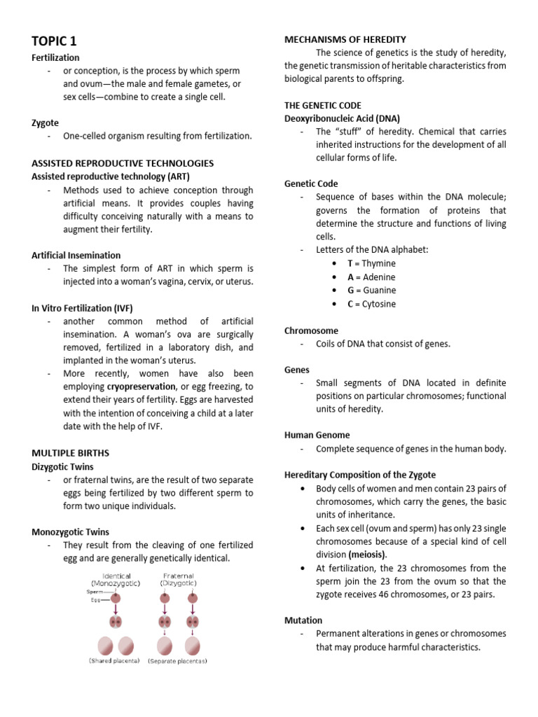 Understanding Fertilization and Genetics | PDF | Dominance (Genetics ...