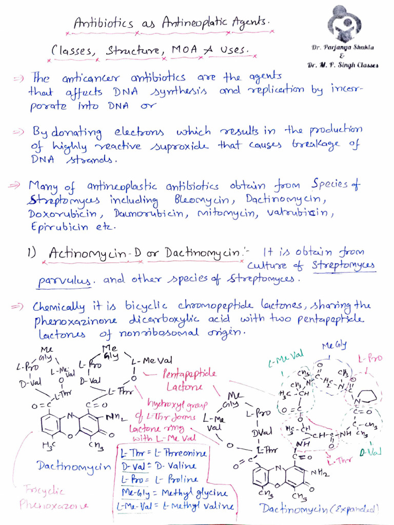 Antibiotics Antineoplastic Agents | PDF | Drugs | Medicine