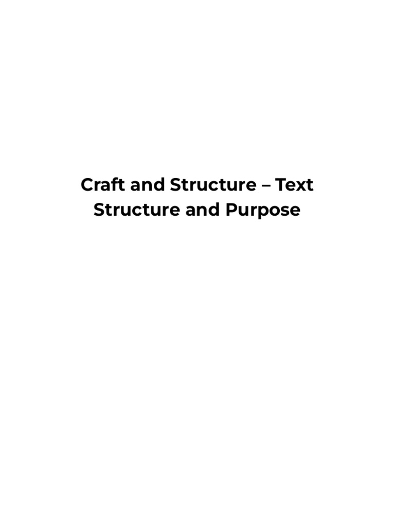 Text Structure and Purpose (Medium) | PDF | Hurricane Katrina ...