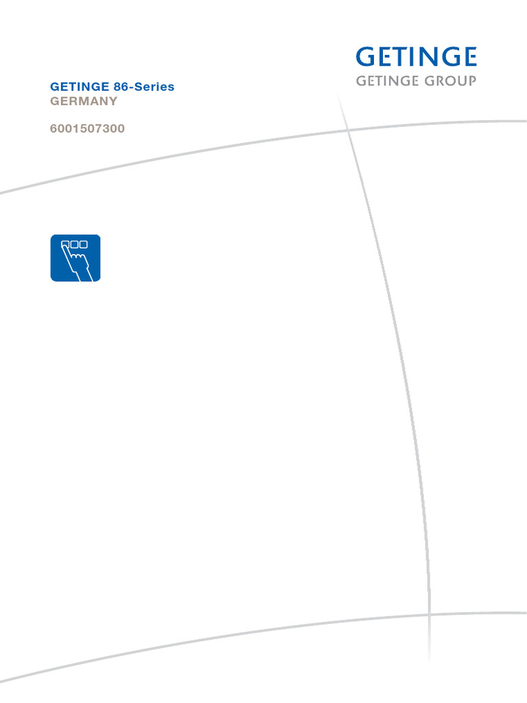 Getinge 86-Series Program Overview | PDF | Cleaning | Cleaning Products