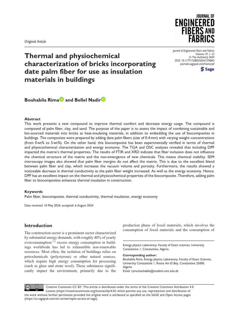 Thermal and Physiochemical Characterization of Bri | PDF | Differential ...