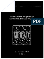 Pharmaceutical Benefits Under State Medical Assistance Programs, 1991