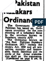 19710822 Po e Pakistan Razakars Ordinance