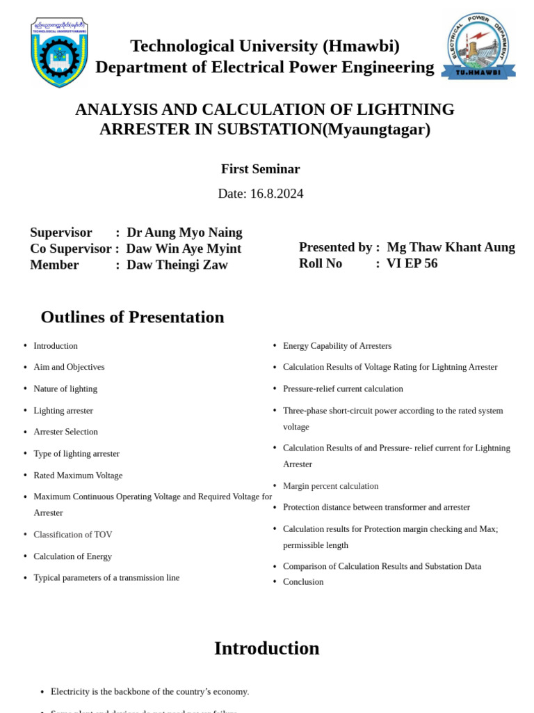 Lightning Arrester Analysis | PDF | Lightning | High Voltage
