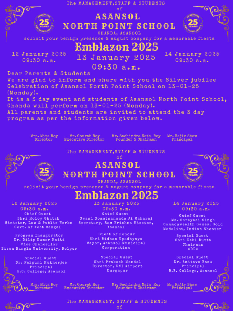ANNUAL FUNCTION INVITATION 2025_250110_205007 | PDF