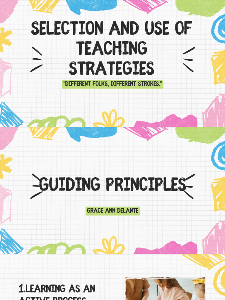 Chapter 3 Unit 3 Selection and Use of Teaching Strategies 20240302 | PDF