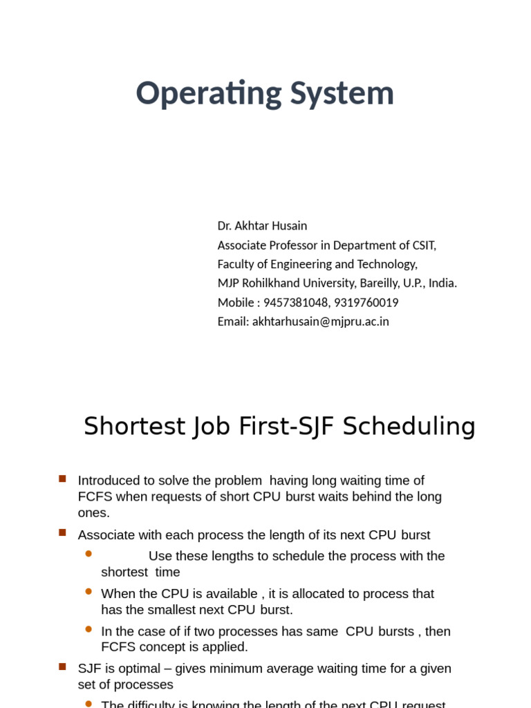 CPU Scheduling SJF RSJF Dated 07-08-2024 | PDF | Scheduling (Computing ...