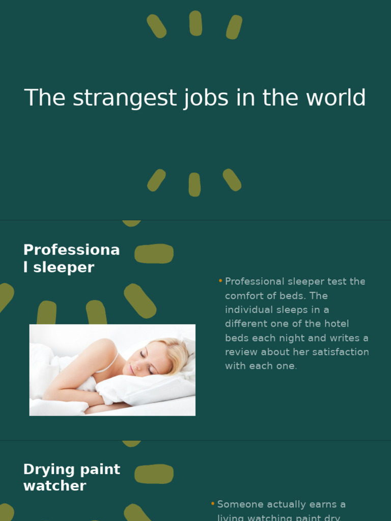 Unusual Professions Around the World | PDF