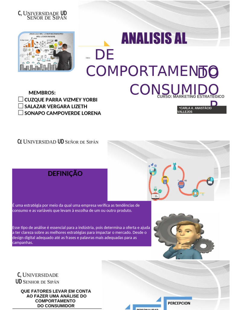 ANÁLISE DO COMPORTAMENTO DO CONSUMIDOR... | PDF | Comportamento do ...