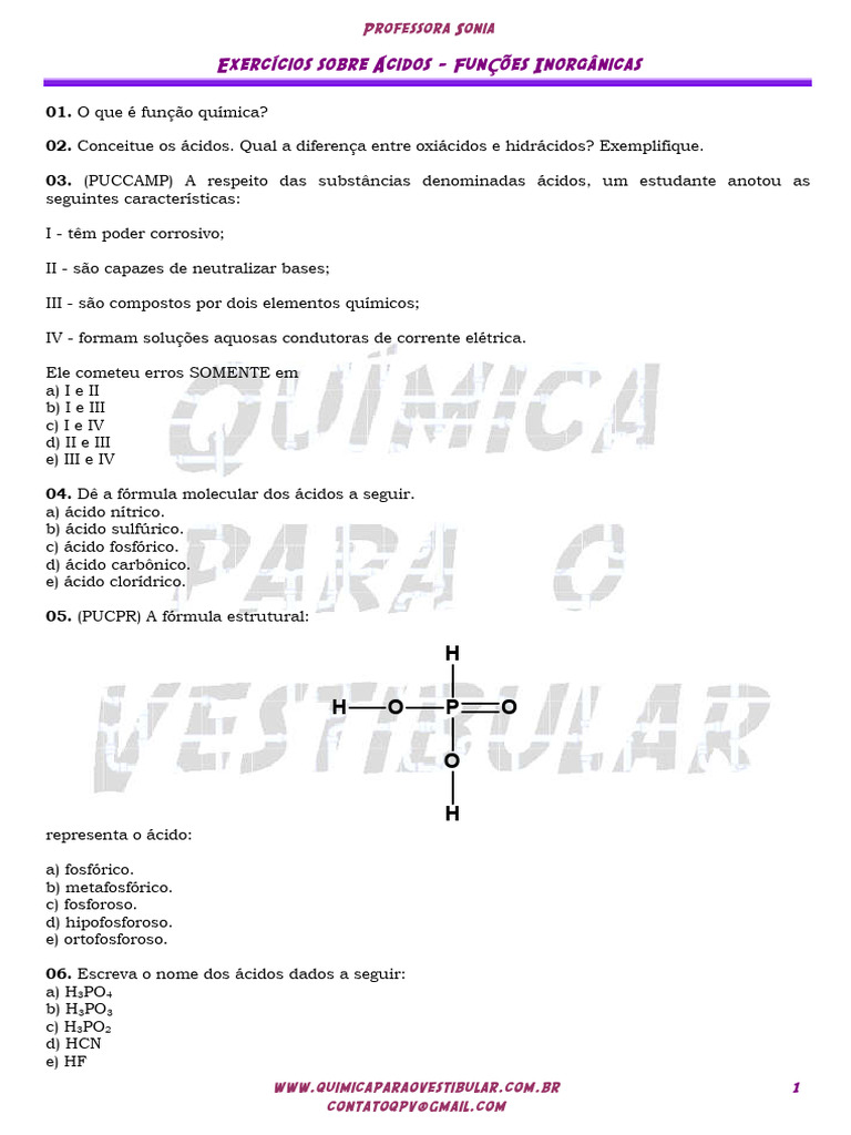 13_20Fun_C3_A7_C3_B5es_20inorg_C3_A2nicas_20-_20_C3_81cidos | PDF ...