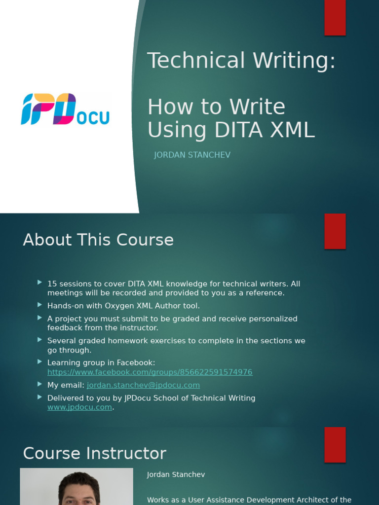 Lecture+1+-+Introduction+and+Benefits+of+Writing+Using+DITA+XML-+new ...