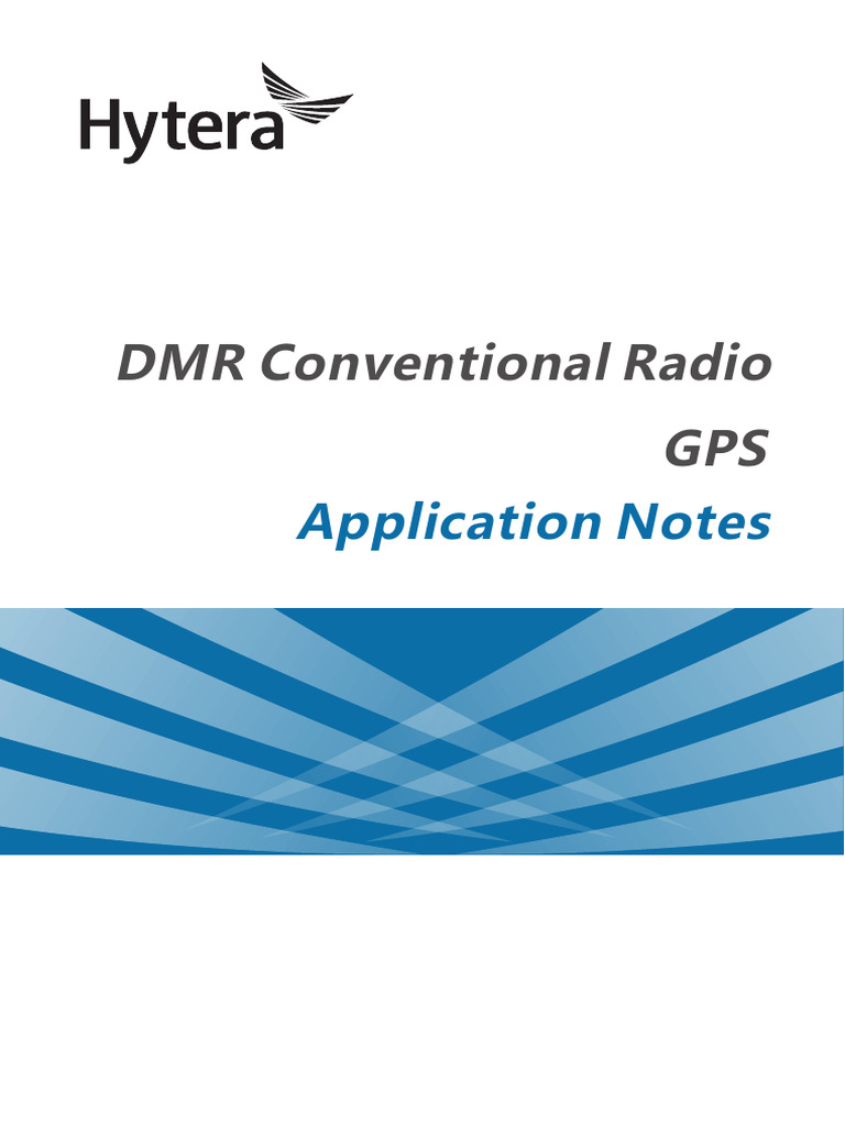 DMR Conventional Radio - GPS - Application Notes - R3.0 I | PDF ...