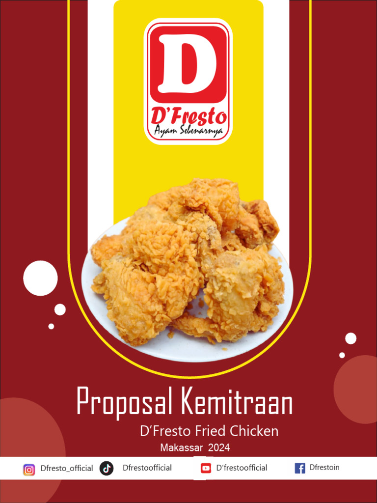 Peluang Kemitraan D'Fresto Fried Chicken | PDF