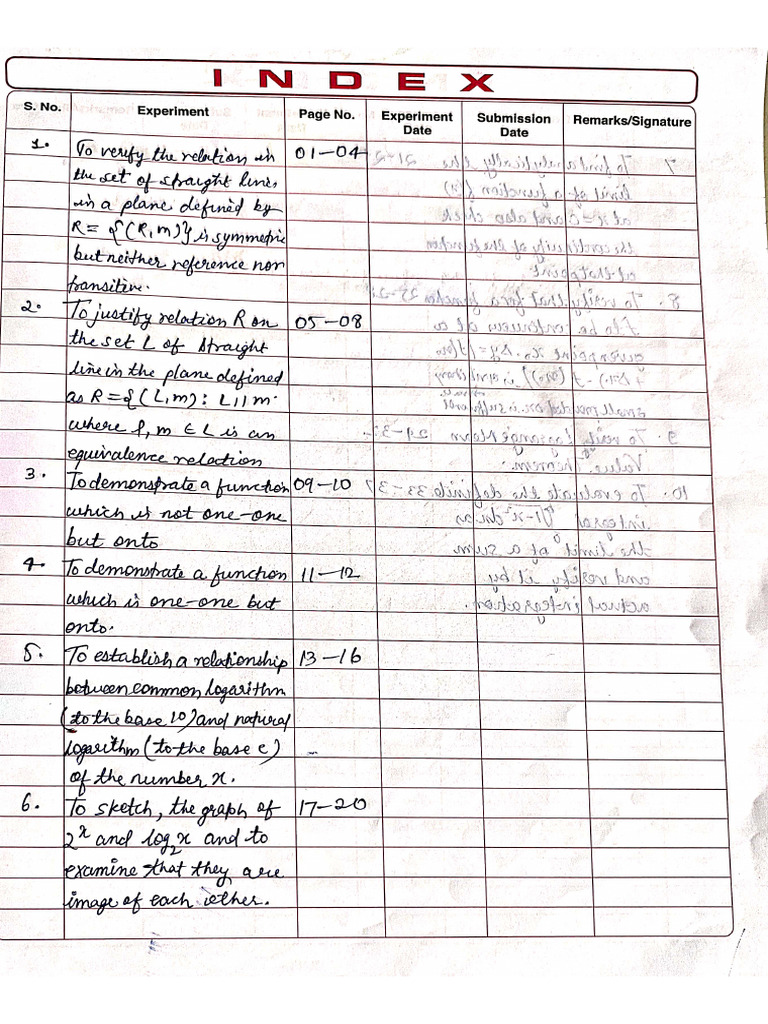 Math Practical | PDF