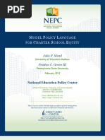 M P L C S E: Odel Olicy Anguage FOR Harter Chool Quity