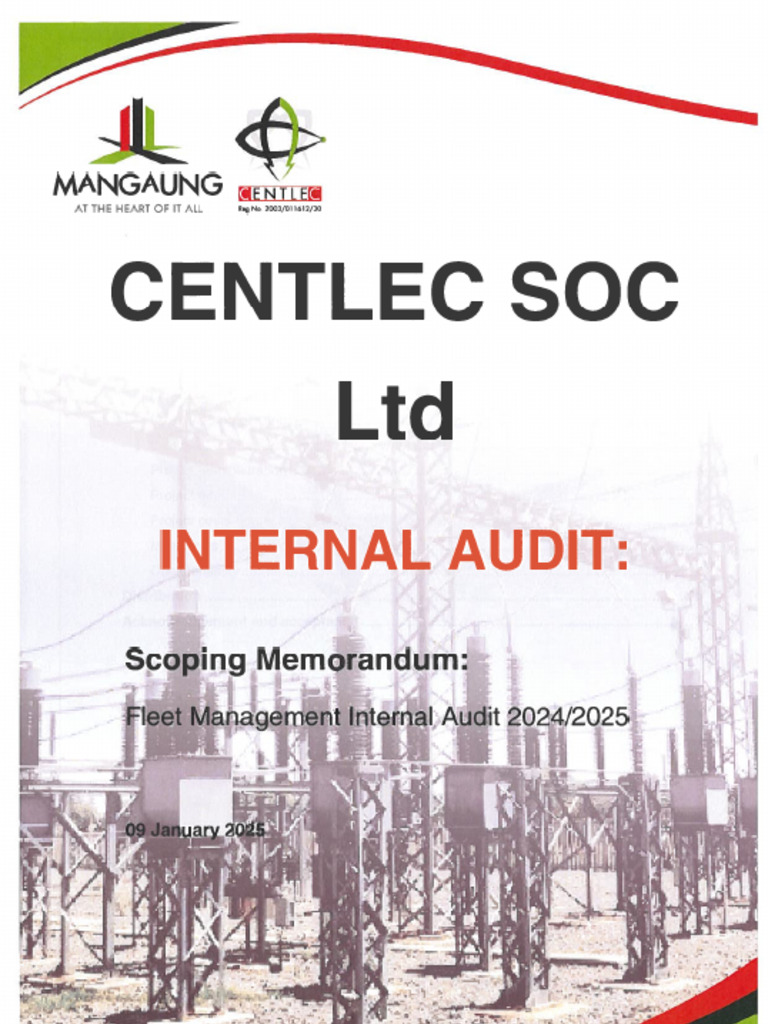 Scoping Memo Fleet Management 2024-01-09 | PDF