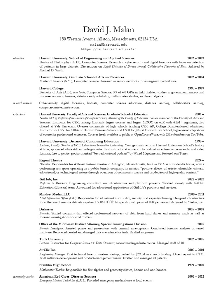 Harvard Cybersecurity Course Overview | PDF | Harvard University ...