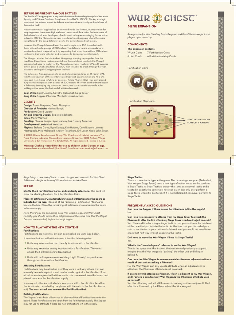 siege_expansion_rules | PDF | Military Science | Warfare